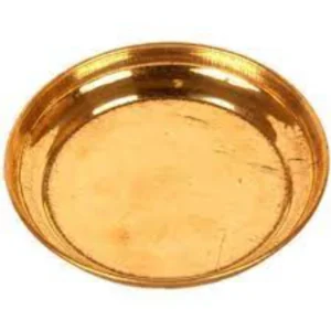 Brass Plate | Thali Plate/ Halwa Plate/ Puja Plate for Home