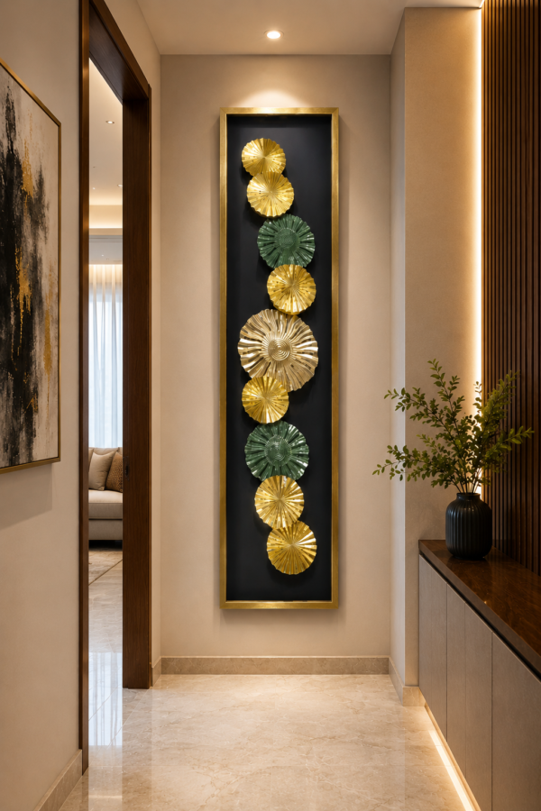 Golden Bloom Wall Art