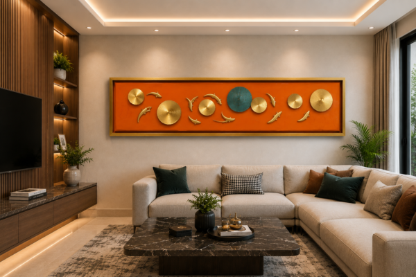 Golden Harmony Wall Art